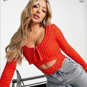 ASOS very cropped cardigan